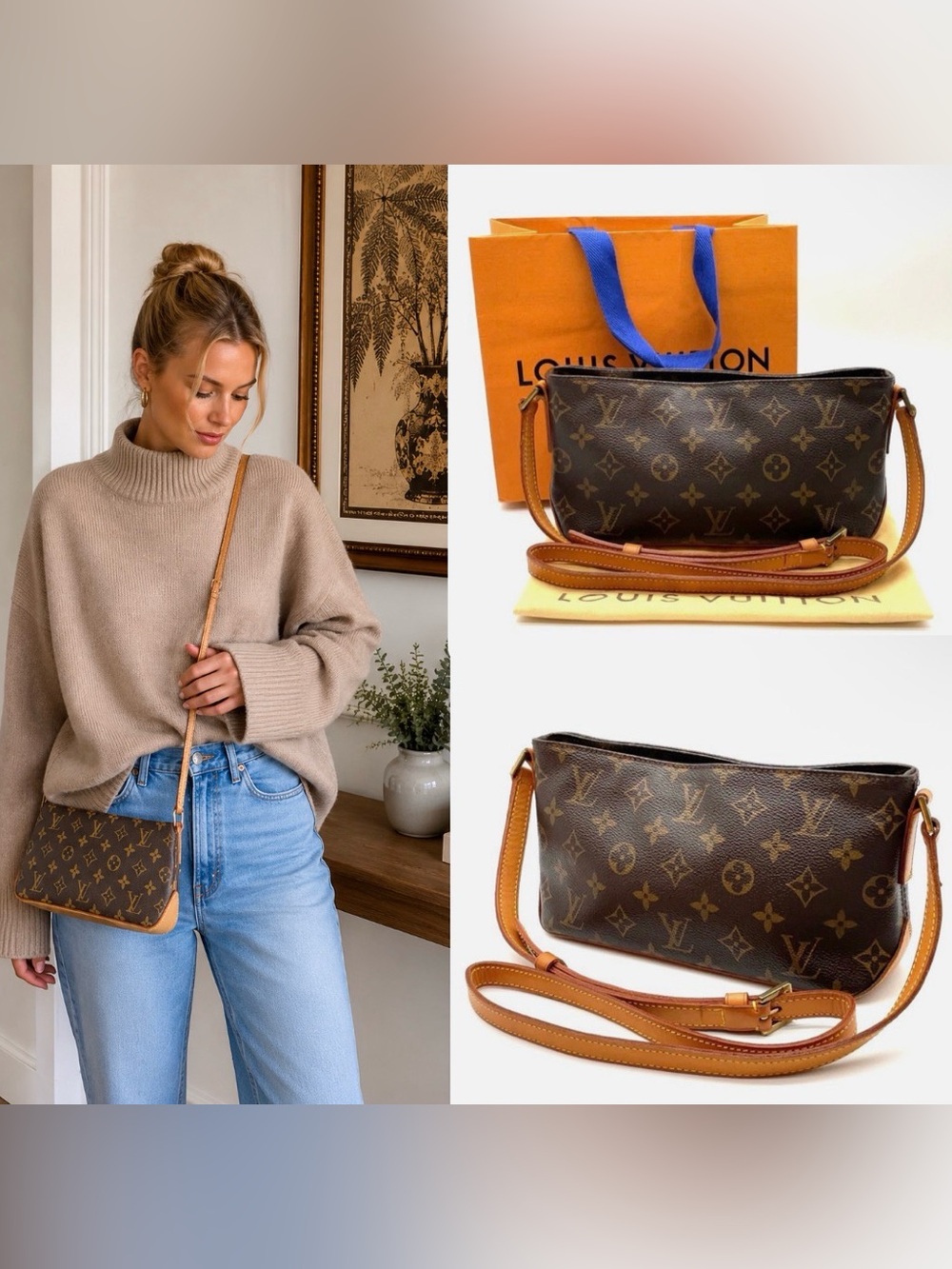 Louis Vuitton Monogram Trotteur Crossbody bag 🌟
